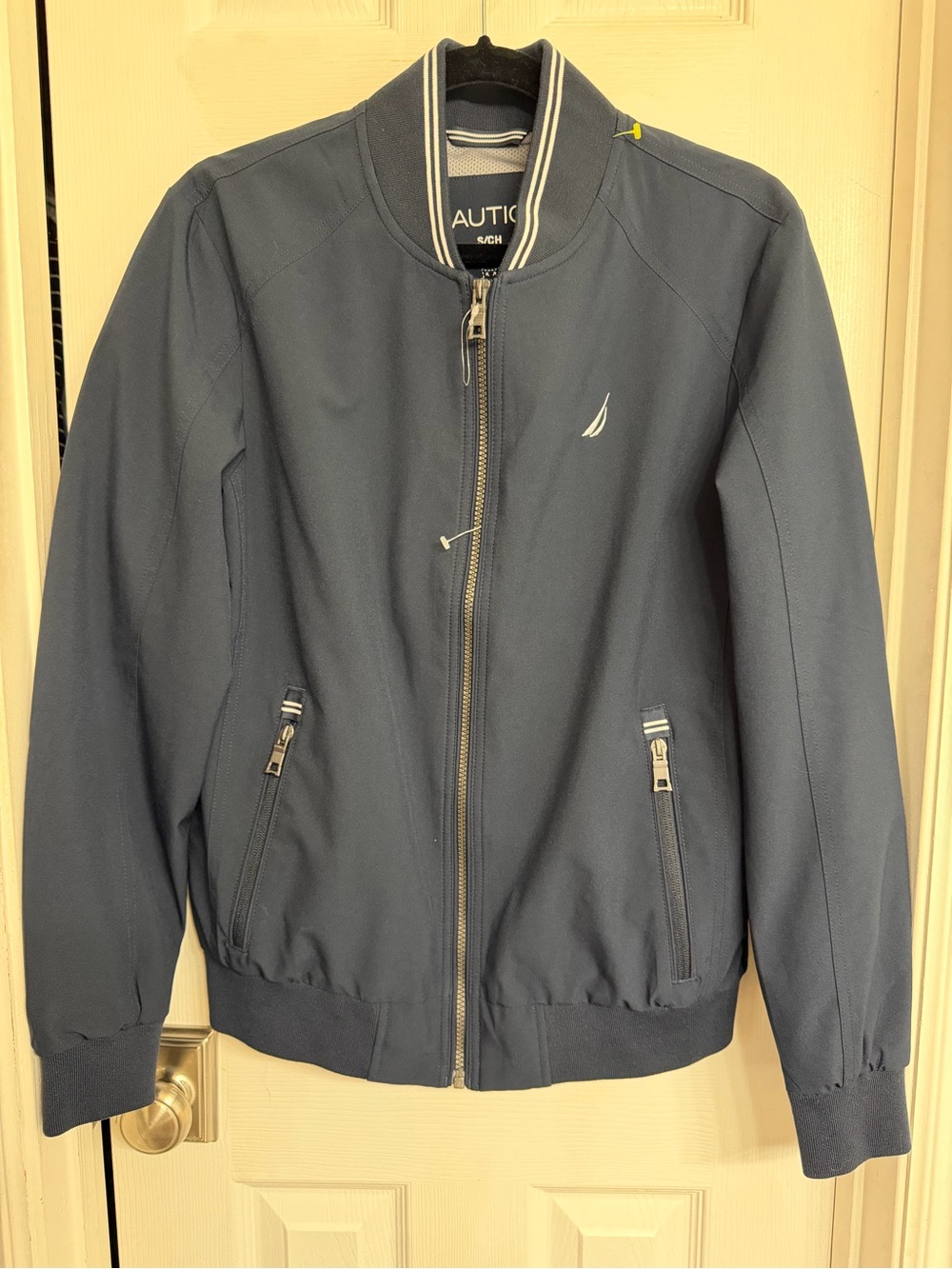 Nautica Men's Navy Blue Bomber Jacket NWOT